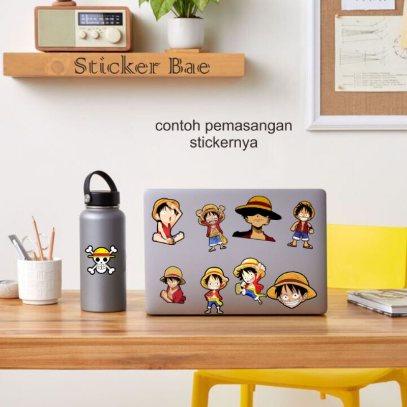 Sticker onepiece karakter luffy lengkap keren Stiker anime lufi onepeace