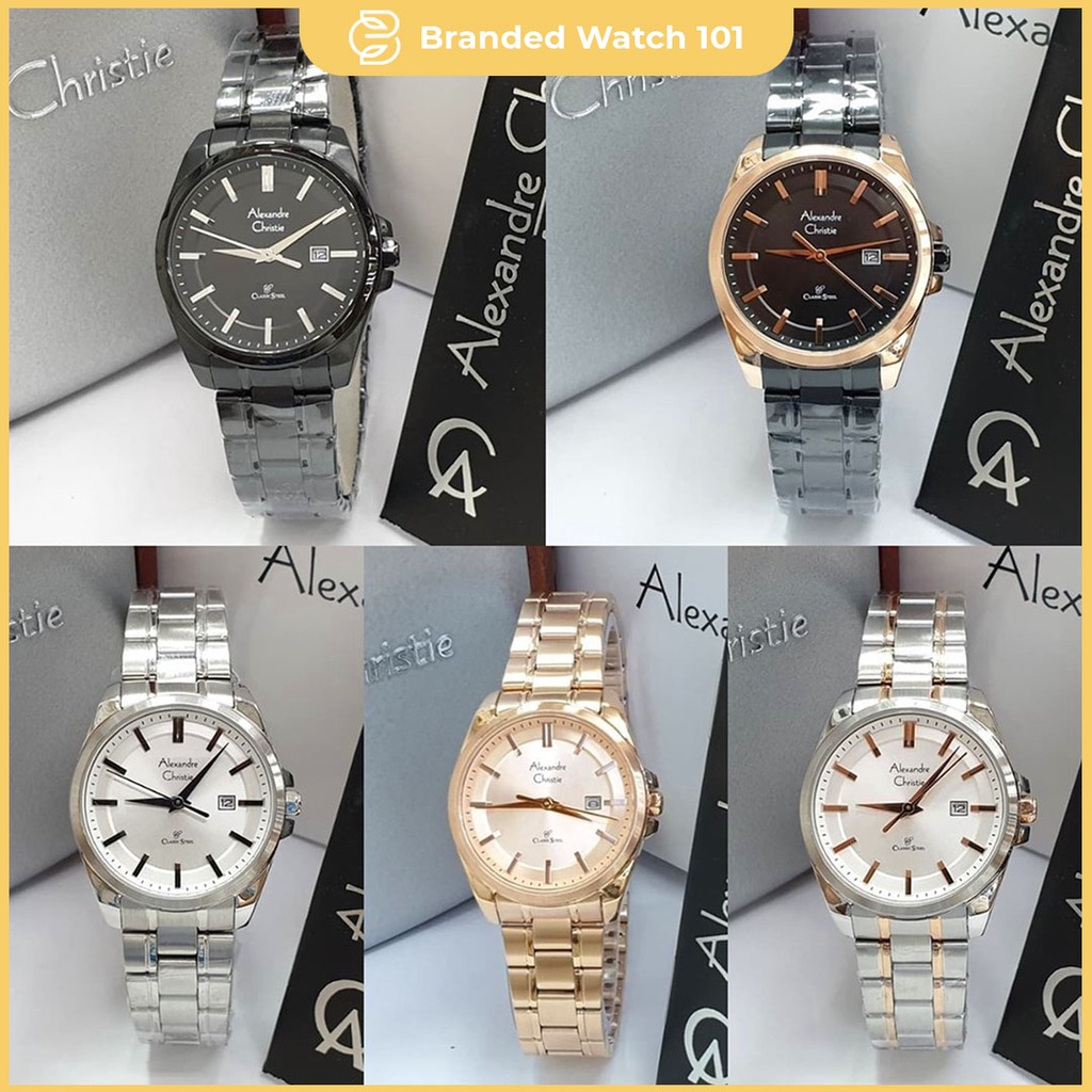 ORIGINAL Jam Tangan Wanita Alexandre Christie AC 8404 / AC8404 Garansi 1 Tahun