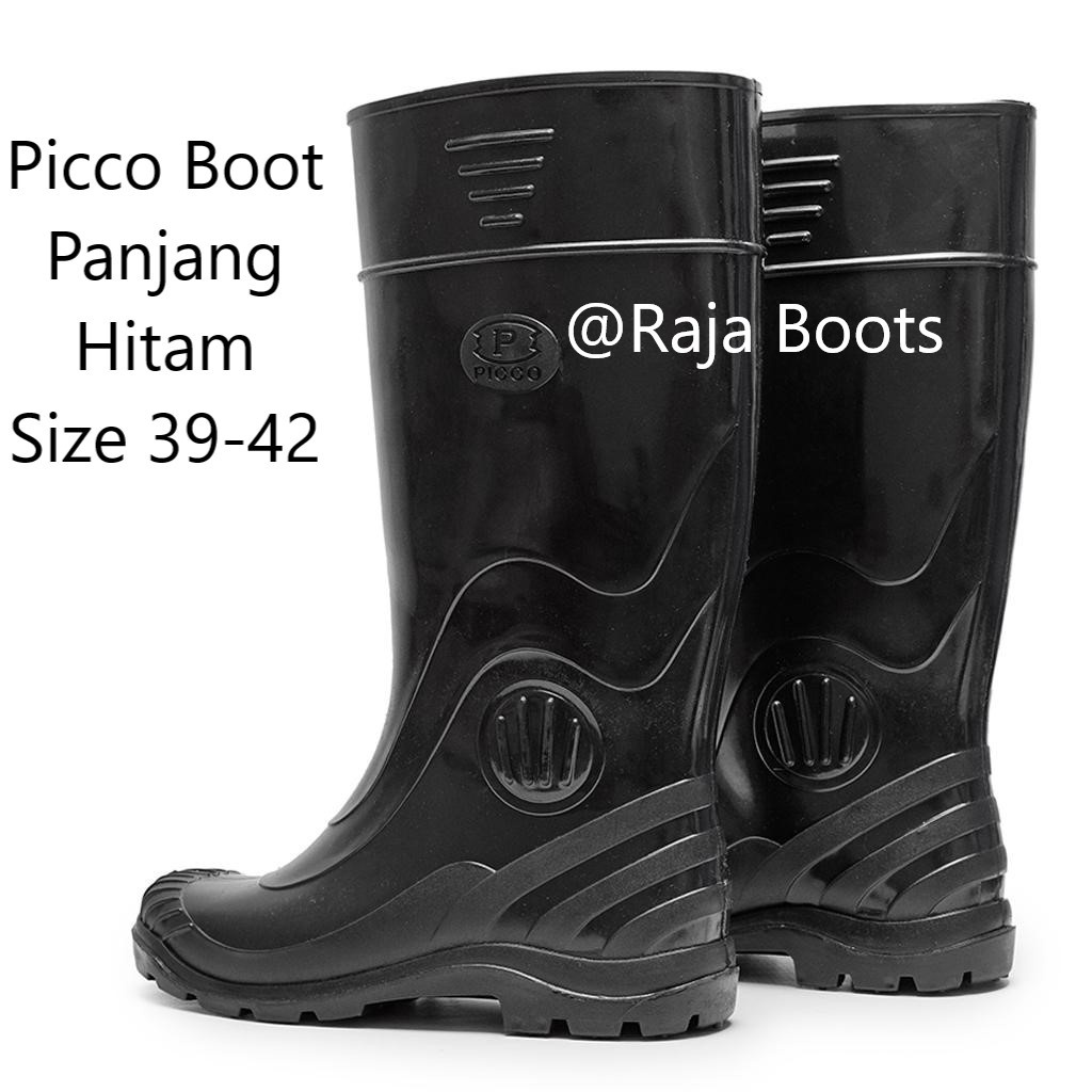 Sepatu Boot Picco Panjang Hitam Murah