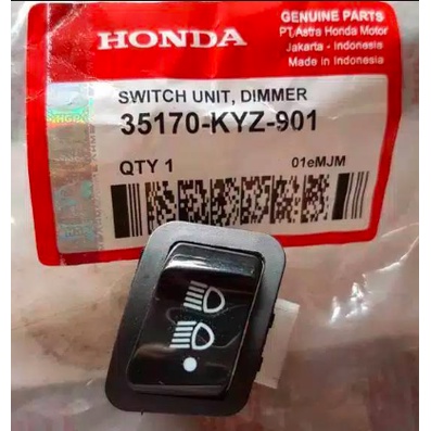 SAKLAR LAMPU TOMBOL DIM 3 TITIK TEC MOTOR REVO BEAT FI BLADE NEW KYZ