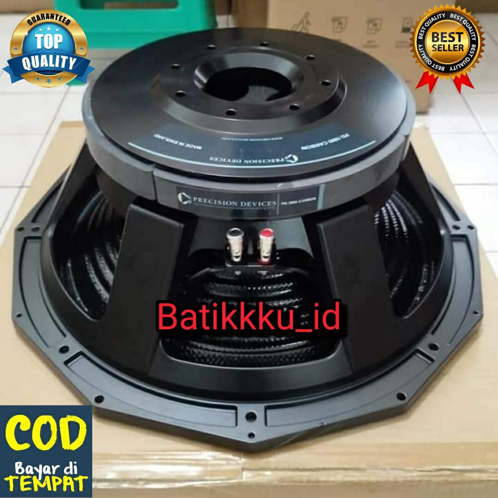 Speaker Komponen PD 1880 PD1880 CARBON 18 INCH DAUN ANTI AIR PRECISION DEVICES