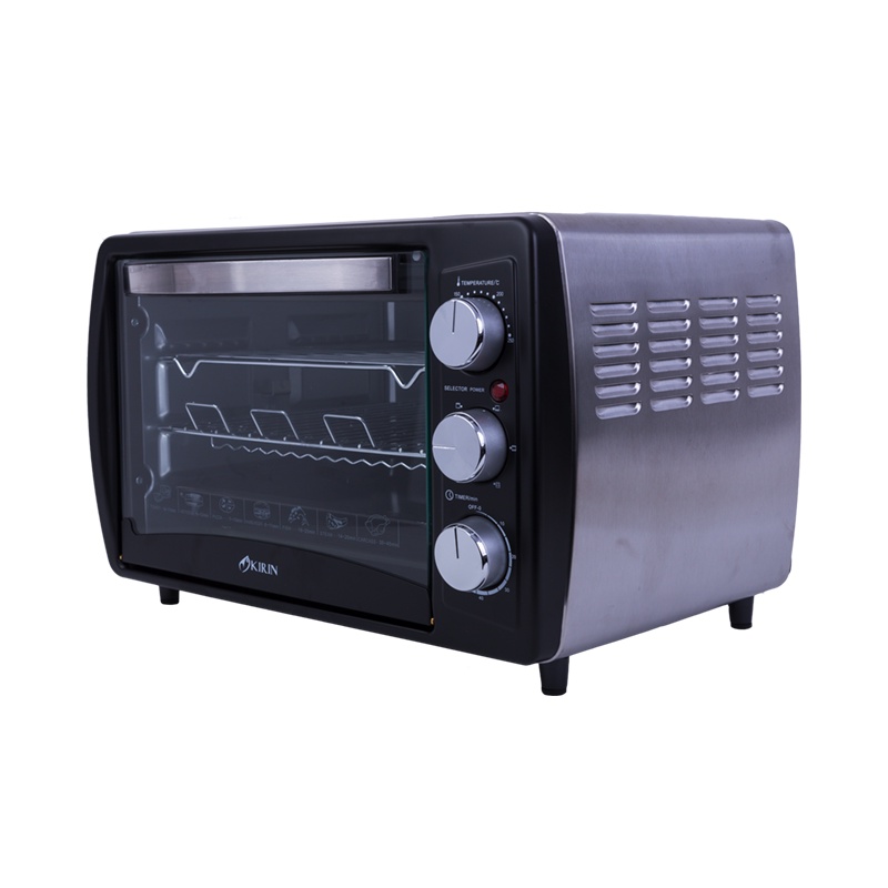Oven Listrik Kirin - KBO-190RA - KBO190RA Kapasitas 19L - Hitam/Silver - BISA COD