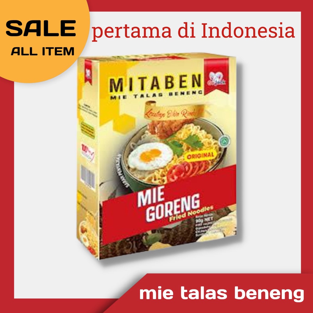 

Mie Talas Beneng Kuning(MITABEN)Rendah Gluten Menu Diet Mie Pertama di Indonesia yang berbahan dari Talas Beneng