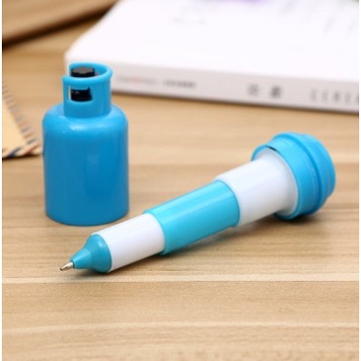 Pulpen Tabung Gas Lucu Souvenir Gas Cylinder Telescopic Ballpoint Pen