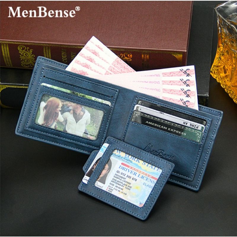 Dompet Lipat Pria Kulit Branded MENBENSE ORIGINAL