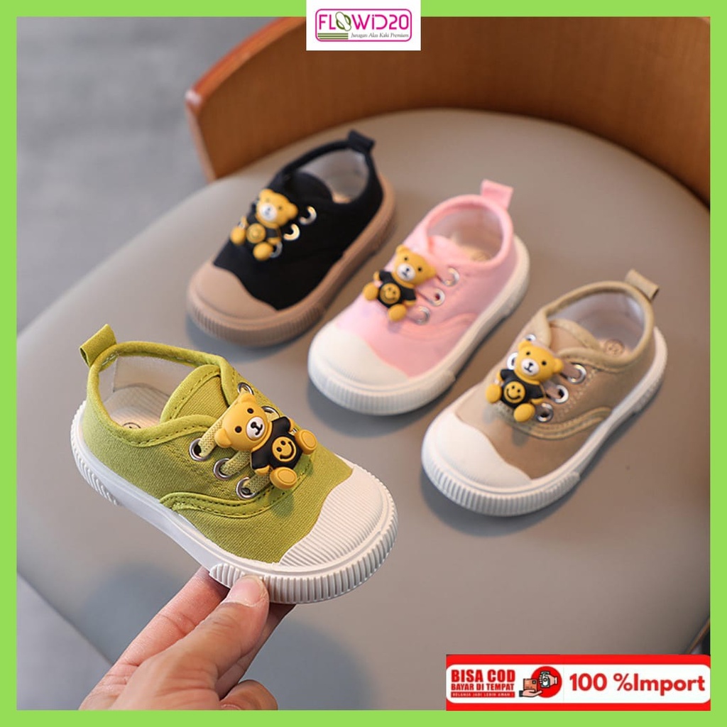 Flowid20 - Sepatu anak slip on import sepatu balita import 112