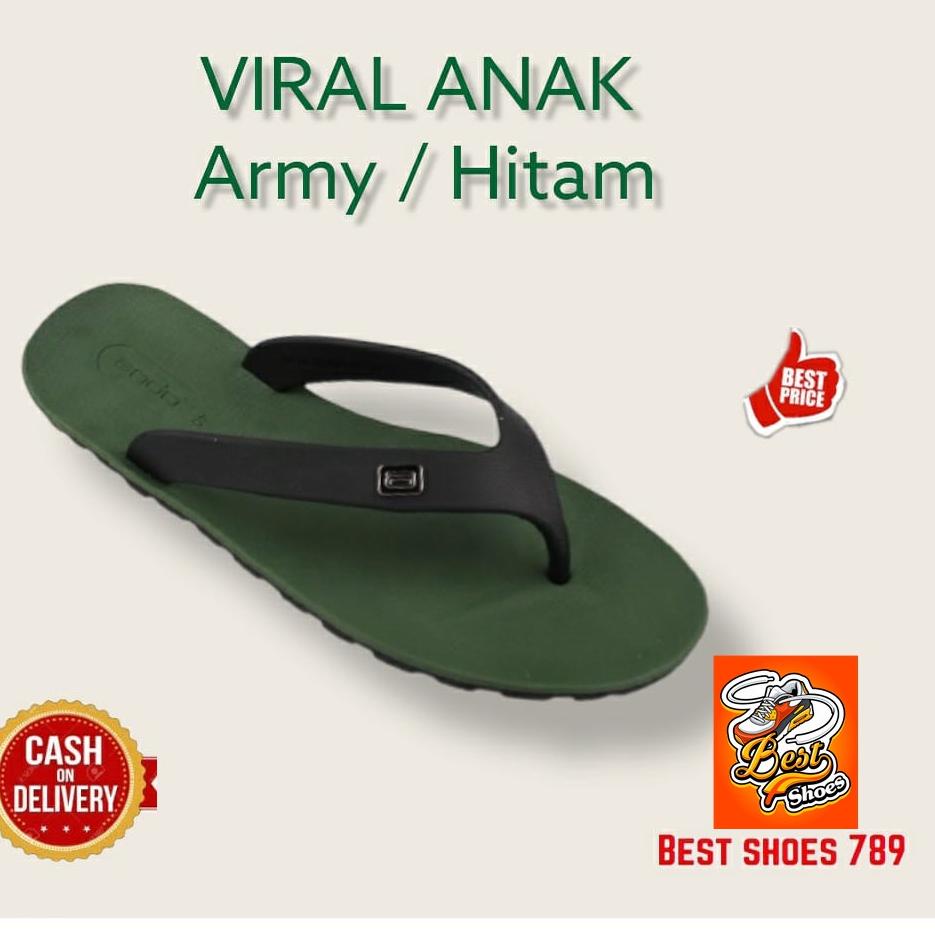 KKN.18Oc22т ‣ ANDO VIRAL - ANDO VIRAL ANAK TANGGUNG - SANDAL JEPIT ANAK COWOK _ ANDO ORIGINAL