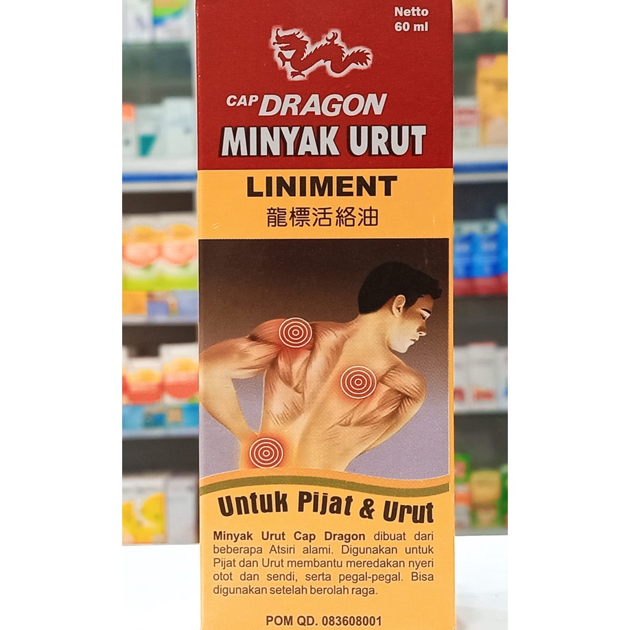 Minyak urut Cap Dragon 60 ml