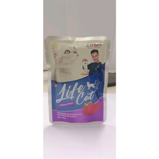 Life cat Pouch 85 gram / Cat food / Makanan basah kucing / life cat tuna / life cat salmon / life cat chicken