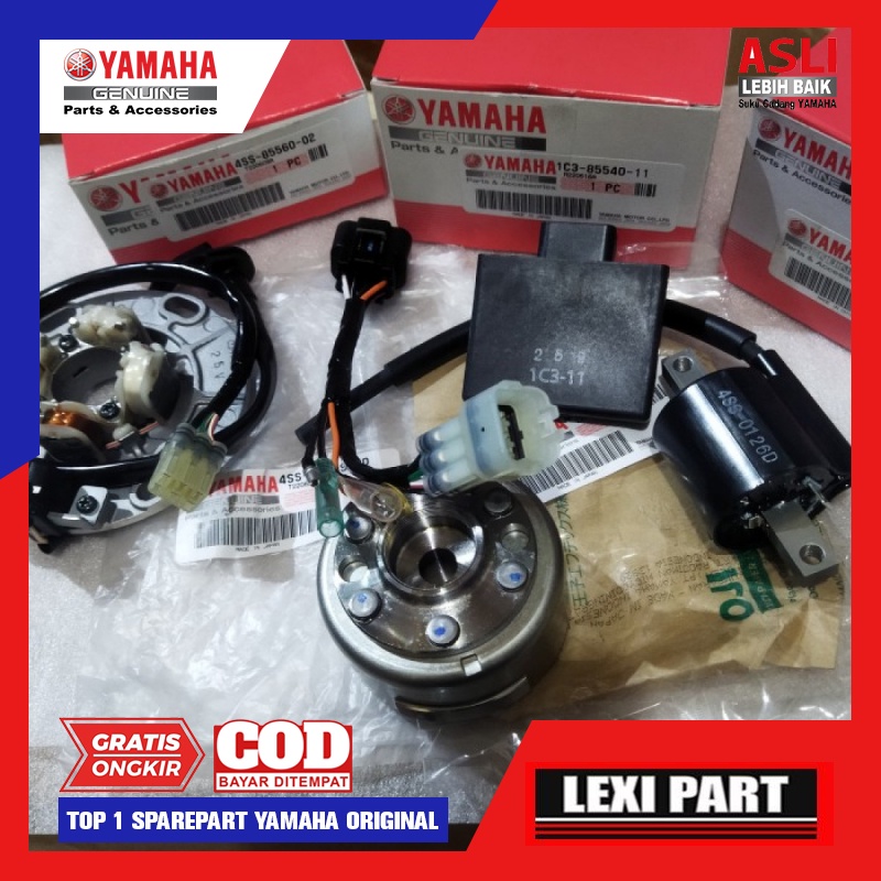 PENGAPIAN SET YZ 125 YZ125 4SS MORIC JAPAN PLUS CDI ORIGINAL