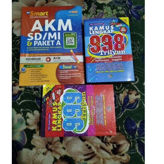 SDD.18Oc22ᴬ ▪ ORIGINAL BUKU AKM SD/ MI & PAKET A KAMUS LENGKAP 998 TRILIYUN 999 TRILIYUN BAHASA INGG