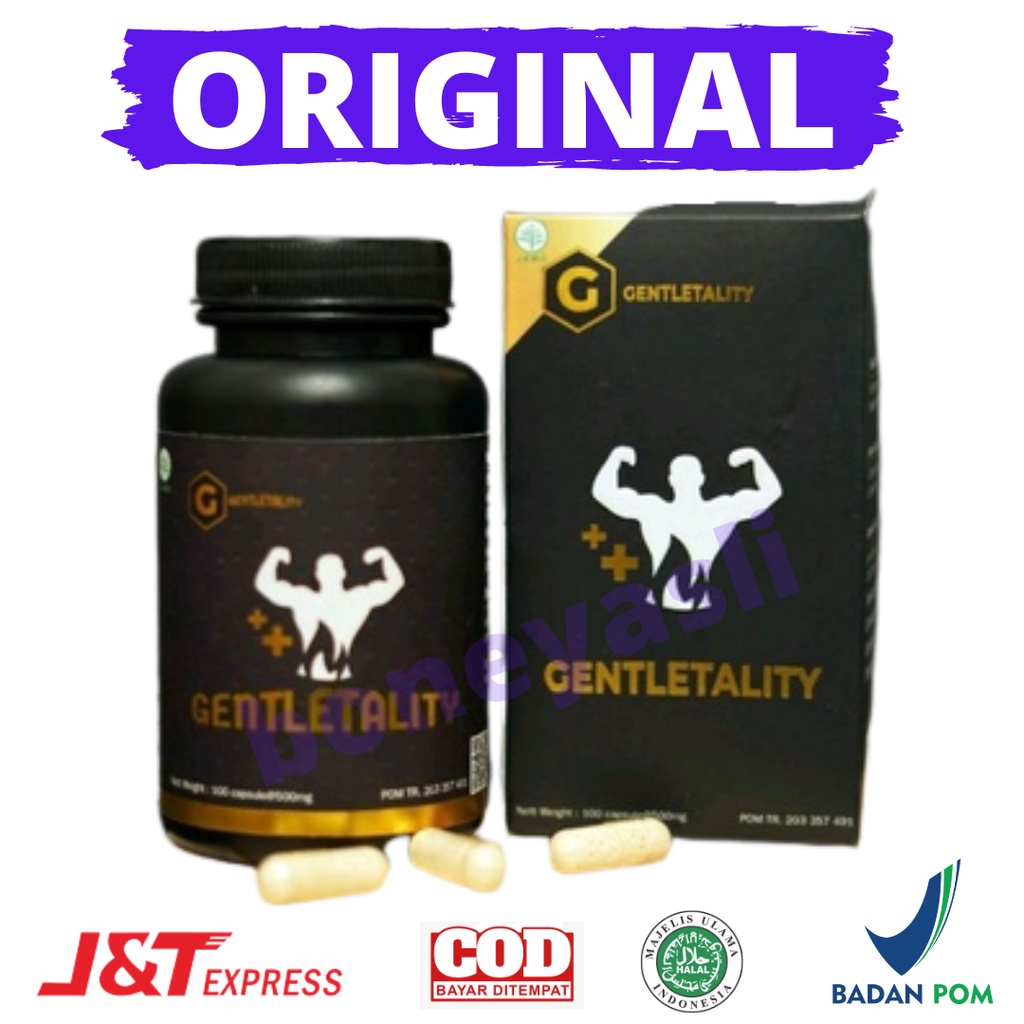 GENTLETALITY KAPSUL ORIGINAL - OBAT KUAT PEMBESAR MR. P TERBAIK & PERMANEN BPOM