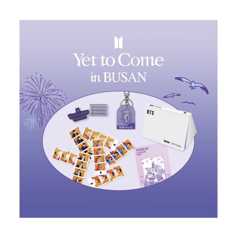 BTS OFFICIAL TOUR MERCH YET TO COME IN BUSAN