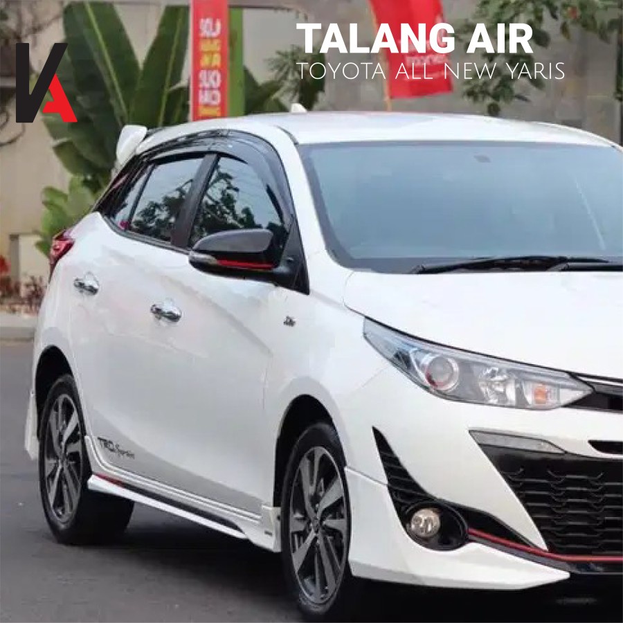 TALANG AIR PINTU MOBIL TOYOTA ALL NEW YARIS MODEL SLIM 4 PINTU HITAM