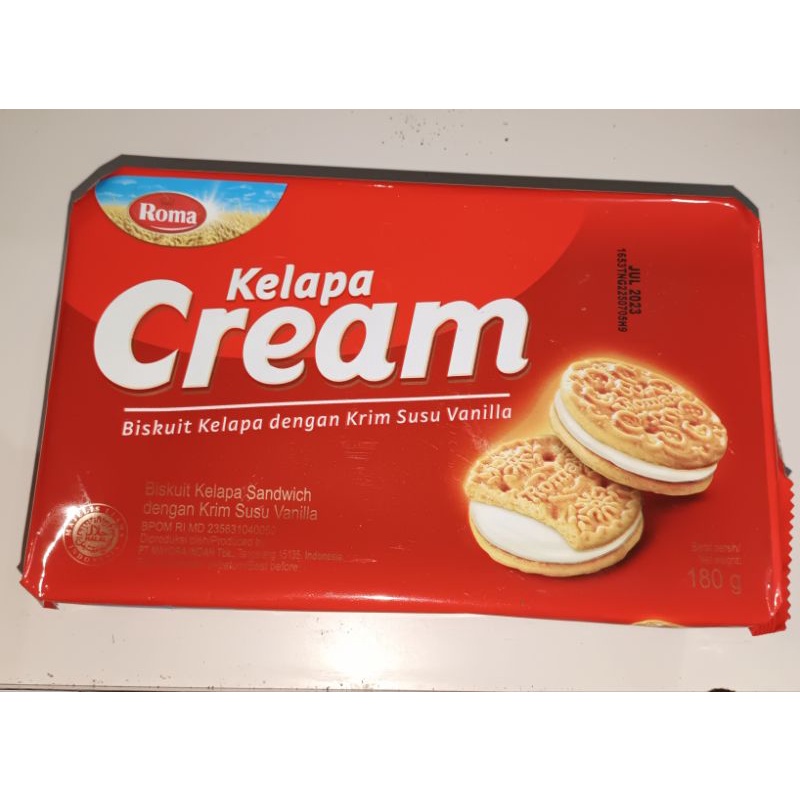 

Roma kelapa cream vanila 180g