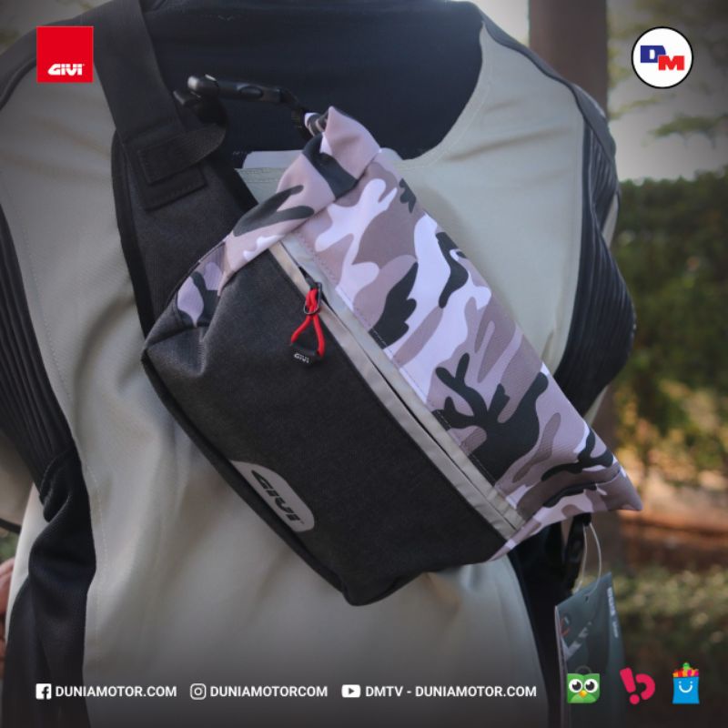Jual Givi Waist Bag Rider Tech Camo RWB05 Tas Pinggang Shopee Indonesia