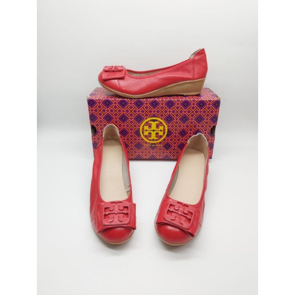 Tory Burch Wedges 258 / Sepatu tory burch wedges / Sepatu wanita wedges