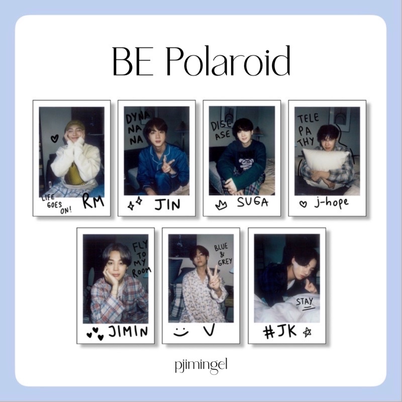 Photocard BTS BE Member Edition