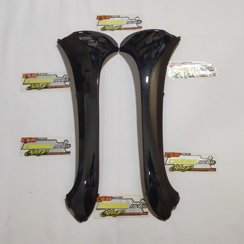 legshield sayap depan pinggir kanan kiri scoopy fi tahun 2020 2021 2022 hitam