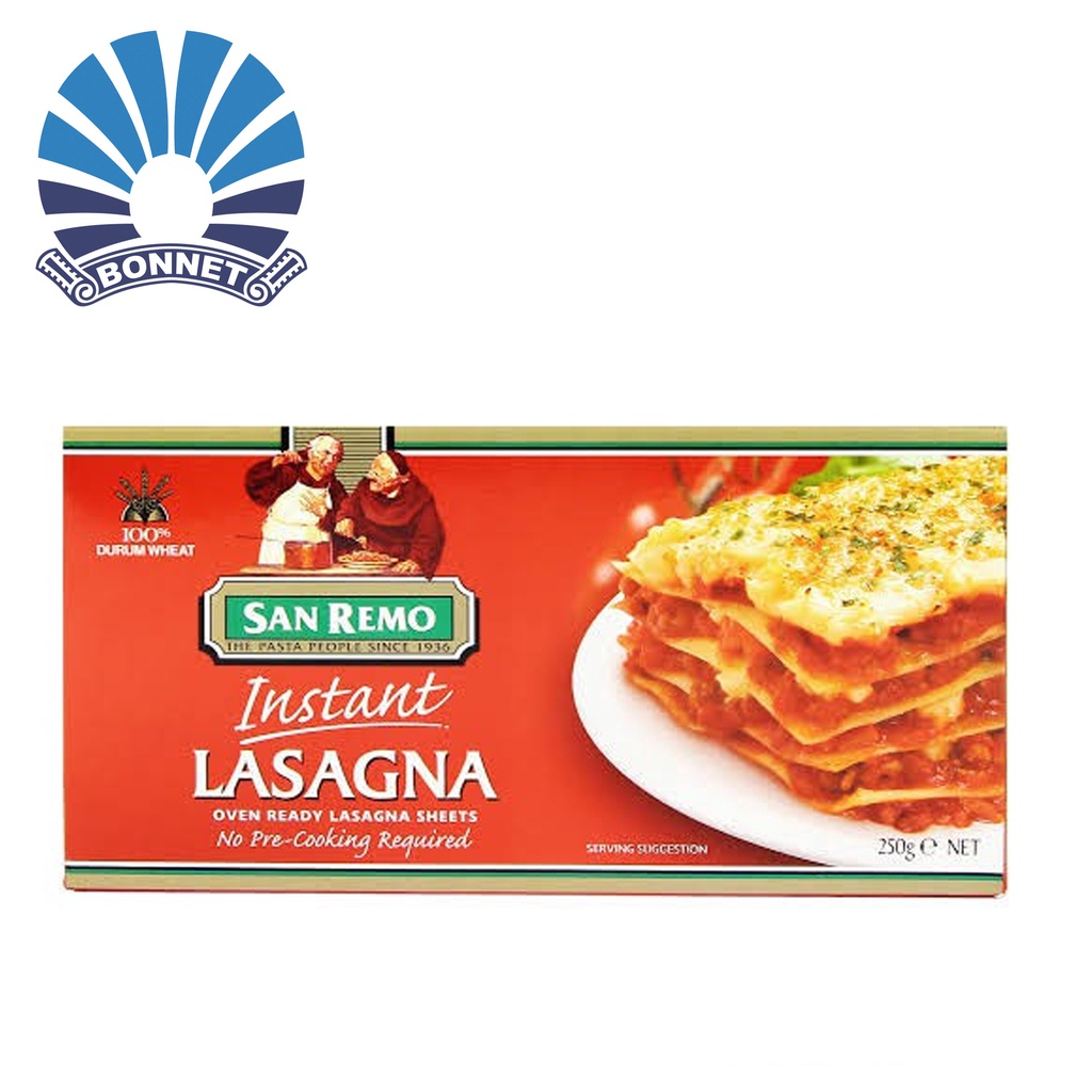 

San Remo Pasta Instant Lasagna 250 gr 9310155411929