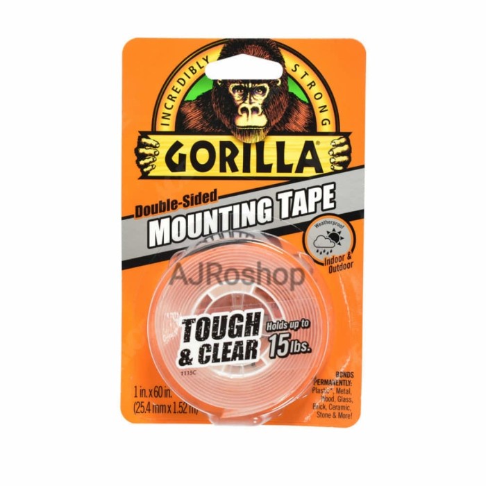 

Double Tape Double Tape Gorilla Tough & Clear 2.5 Cm