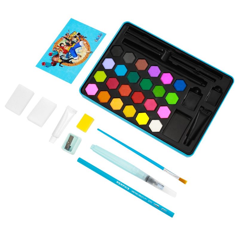 

Deli Watercolor Painting / Set Cat Air Padat One Piece Gratis Perlengkapan Melukis CC16-XX