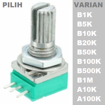 Sealed Potentiometer Potensiometer 097 potensio Mono 10K 20K 50K 100K