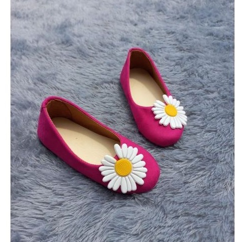 Sepatu flatshoes anak motif bunga ys 21-25