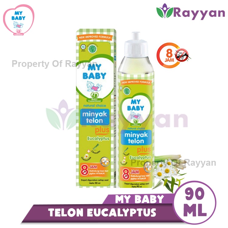 [MT]My Baby Telon Oil 60ml/90ml/150ml  Plus Minyak Telon Bayi Bru Lahir Perlindungan 8 jam|Telon Bayi anti nyamuk|telon anti gigitan nyamuk