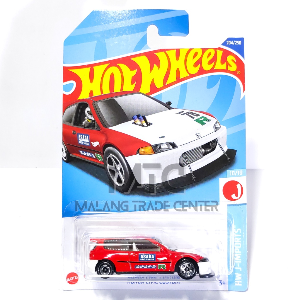 Hot Wheels Honda Civic Custom Red Q 2022