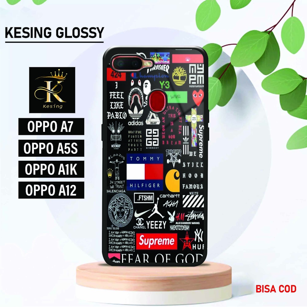 Case Oppo A5S / A7 / A11K / A12 - Pelindung Hp Oppo - Fashion Case Glossy - Case Pria - Case Wanita 