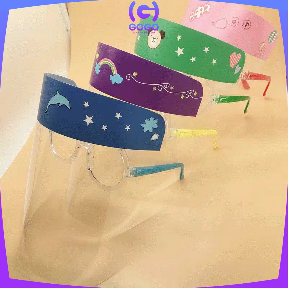 GOGO-C34 Face Shield Kacamata Pelindung Wajah Face Mask Faceshield Kaca Mata Nagita IMPORT Anti Fog