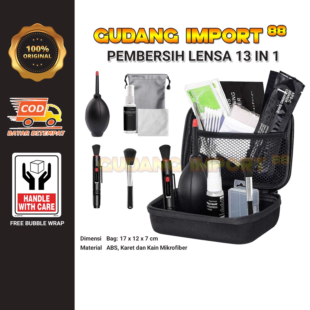 Jual 13 In 1 Cleaning Kit Camera Alat Pembersih Lensa Kamera Dan Lcd Laptop Shopee Indonesia 9988