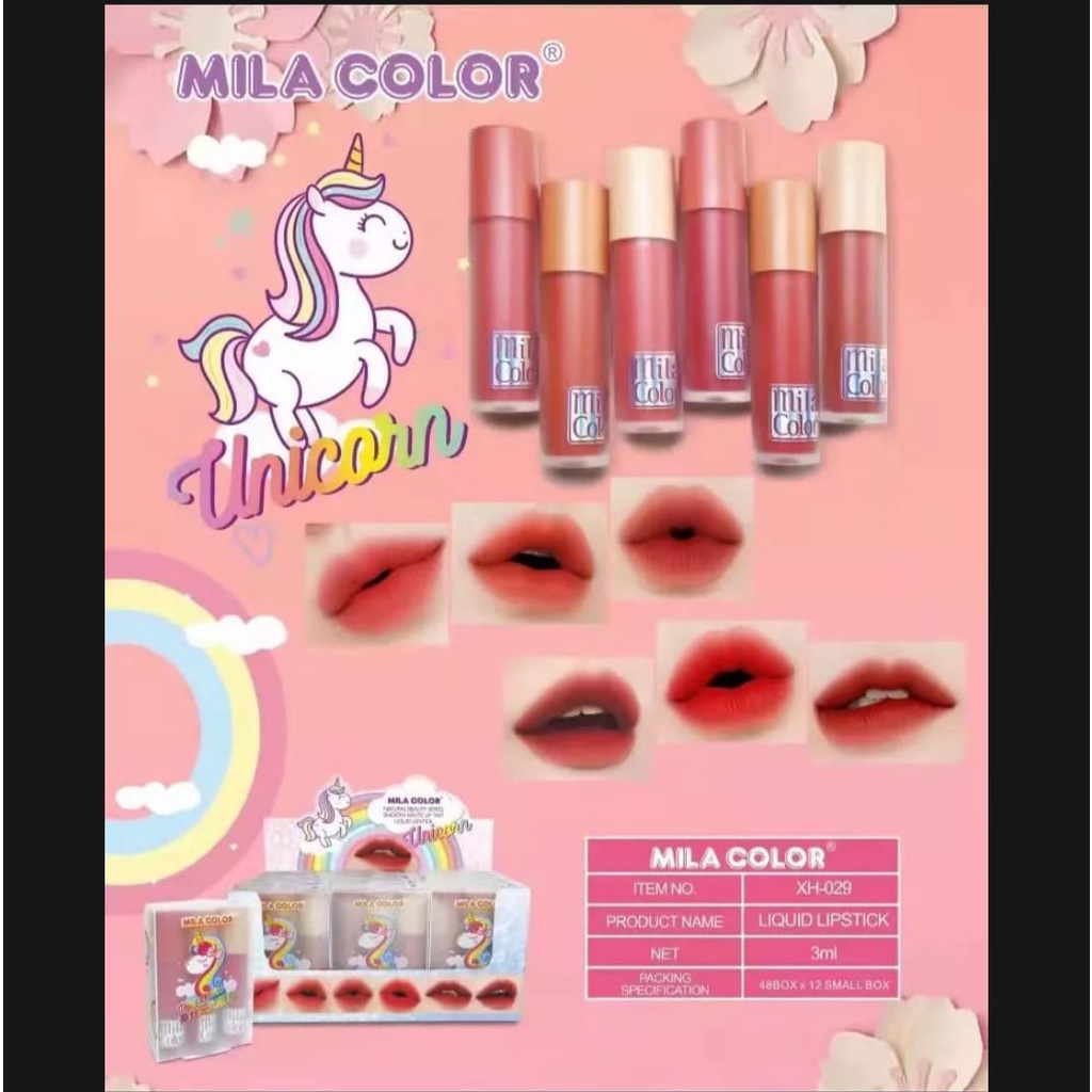 Milla Color Unicorn Matte Lipgloss