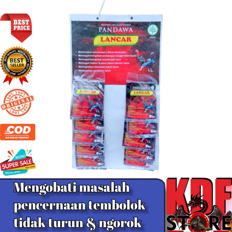PANDAWA LANCAR jamu ayam - tembolok macet - 1 Renteng