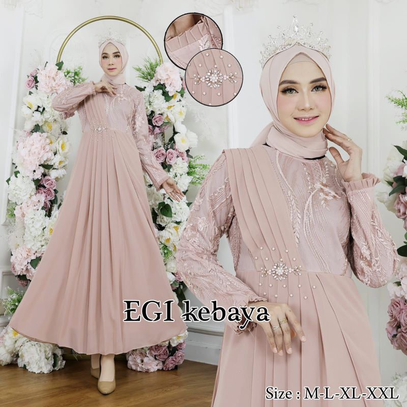 GAMIS CERUTY PAYET // BAHAN TILLE BORDIR MIX CERUTY BABYDOLL PLUS PAYET // KODE EK