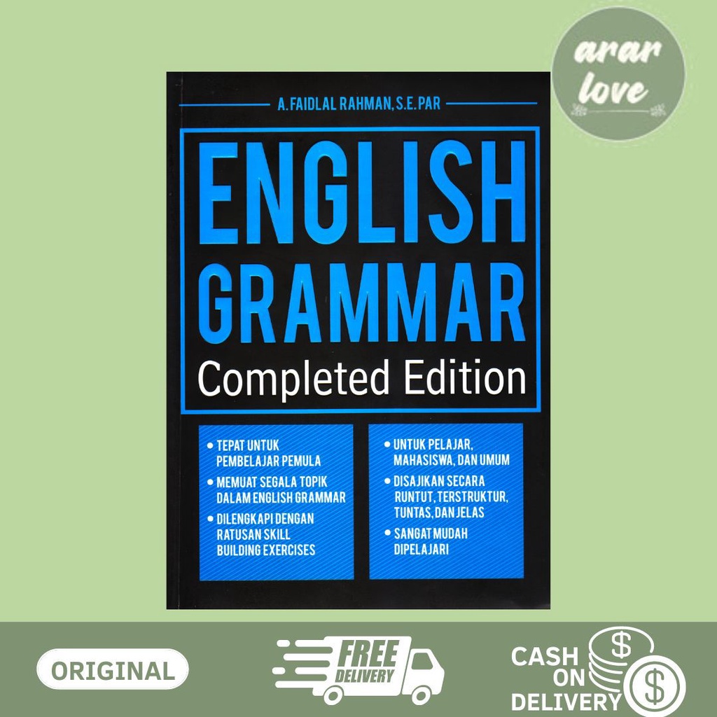 BUKU ENGLISH GRAMMAR COMPLETED EDITION (ED TERBARU)
