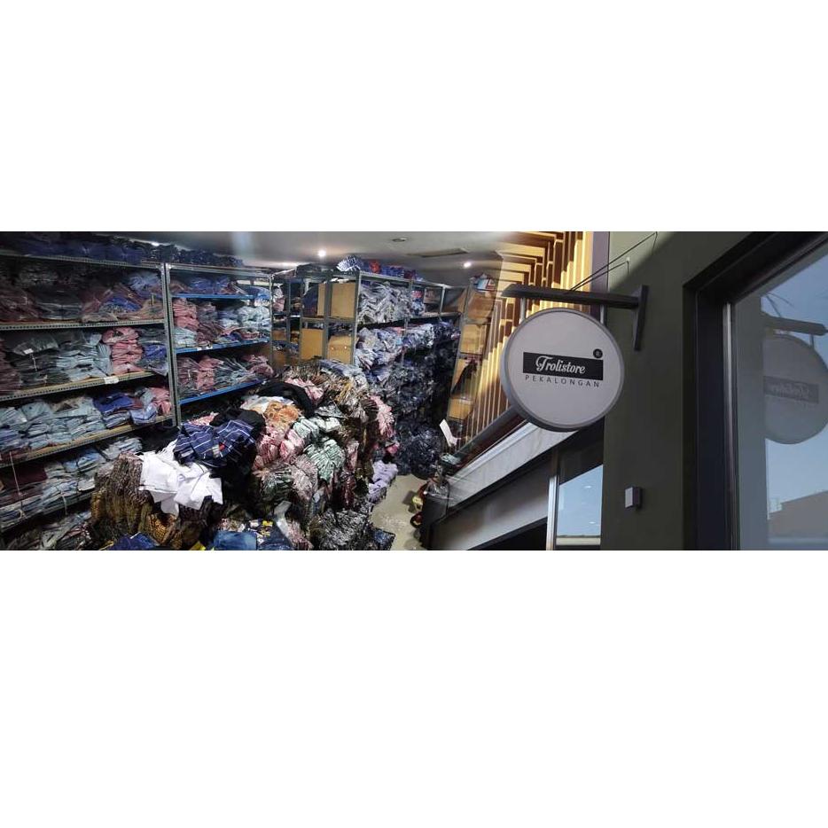 GU.18Oc22ᶜ ▪ GROSIR Bayi SD grosir baju kemeja hem polos kombinasi anak laki cowok putra pria lengan