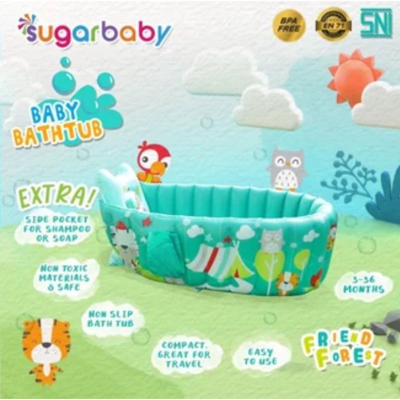 Sugar Baby Bath Tub Friend Forest / Bak Mandi Anak