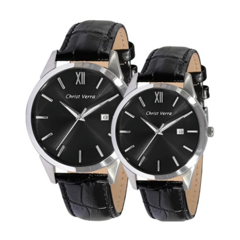 JAM TANGAN PRIA / WANITA / COUPLE CHRIST VERRA 71622G-21 SLV 71622L-21 SLV ORIGINAL