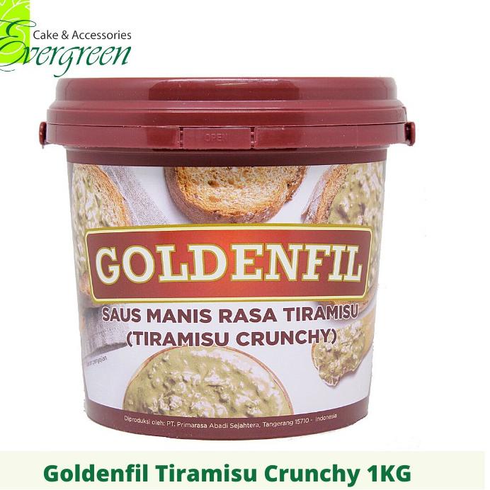 

10.10 FLASH SALE Goldenfil Tiramisu Crunchy 1KG murah