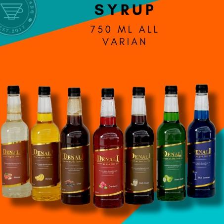 

ㅀ Denali Syrup All Varian 750 ml HOT ITEM 3990 ⁂