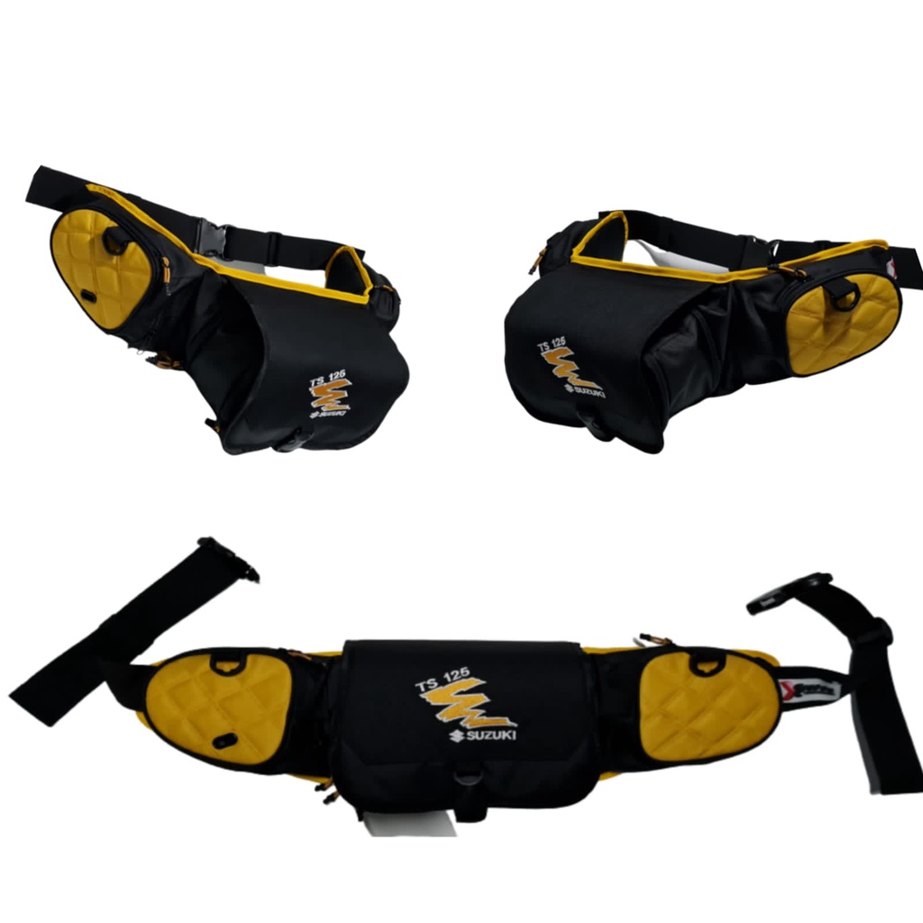 Tas Pinggang Pria Suzuki Ts125 Trail Trabas Adventure Trabas