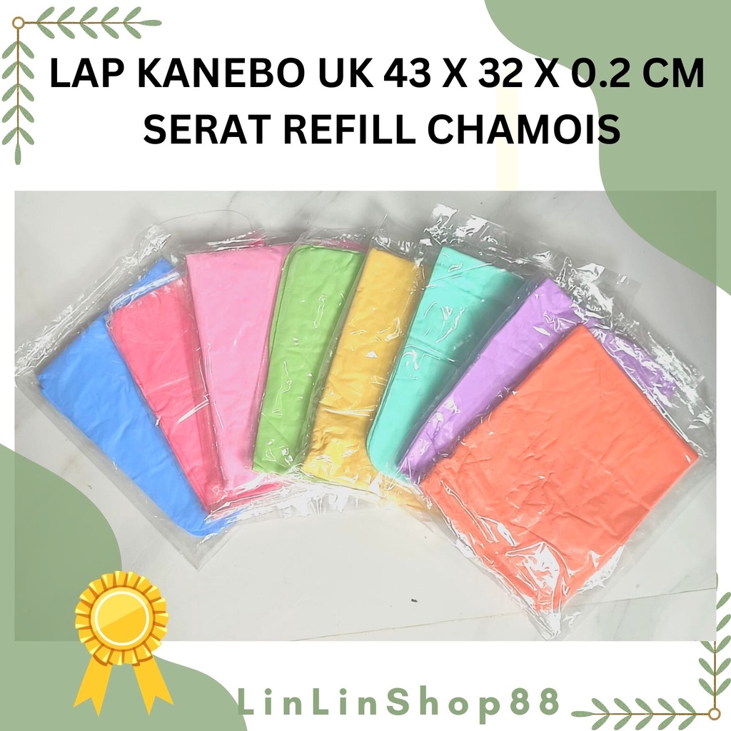 Kanebo refil lap chamois uk 43 X 32 X 0.2 CM lap serbaguna