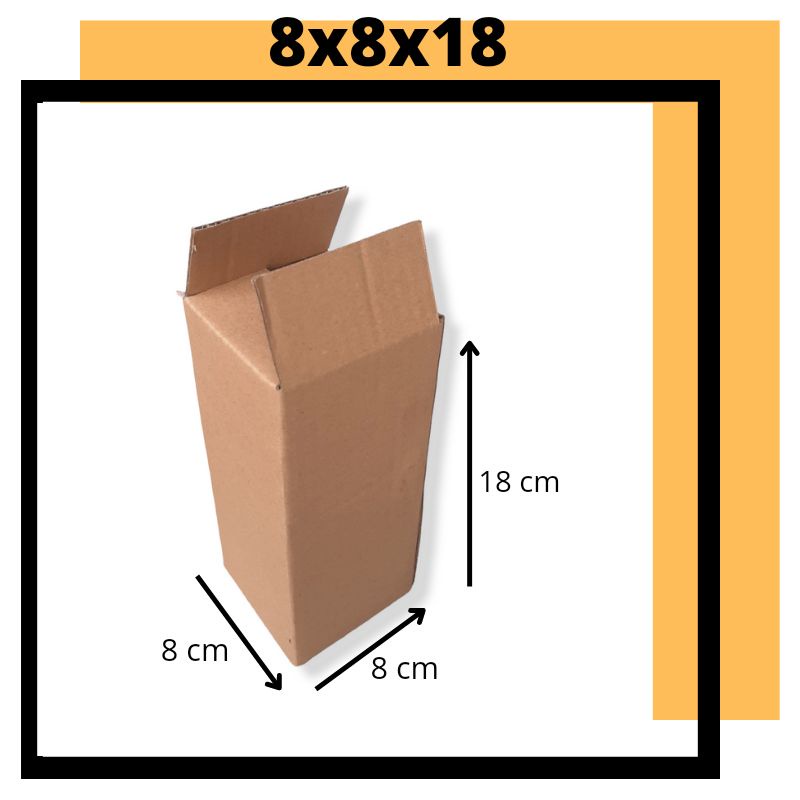 

box packing 8x8x18 cm / kardus packing / kardus online shop / box custom / kardus multifungsi / kardus olshop /