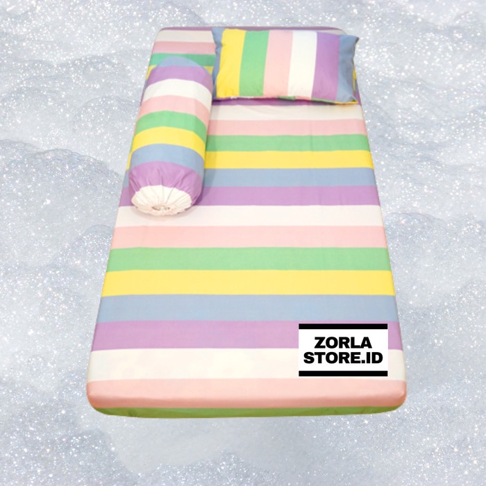 SEPREI Sprei kasur busa ukuran 140x200 - BUBBLE GUM terbaik kasur springbed waterproof best seller k