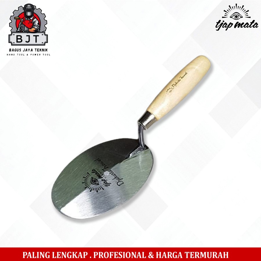 Sendok semen Tjap Mata / Cap Mata 6" CARBON STELL
