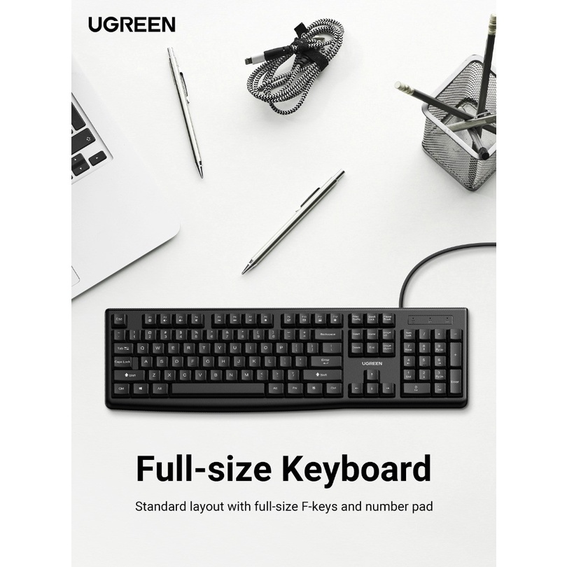 UGREEN Keyboard Set Plus Mouse Wired control 1200Dpi