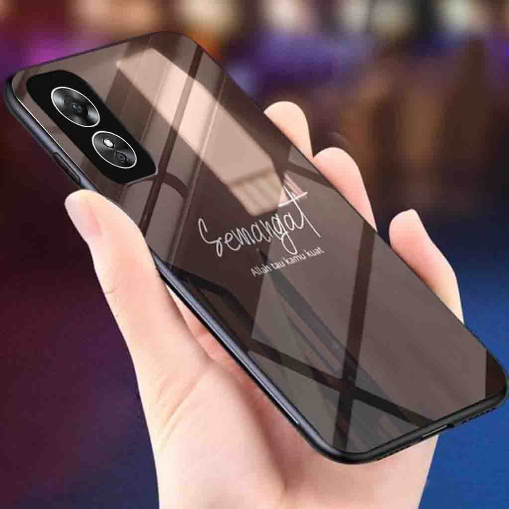 (GC 17) Softcase Kaca Oppo A17 A17K - Kesing Oppo A17 A17K- Case Kaca Kilau Oppo A17 A17K- Case Oppo