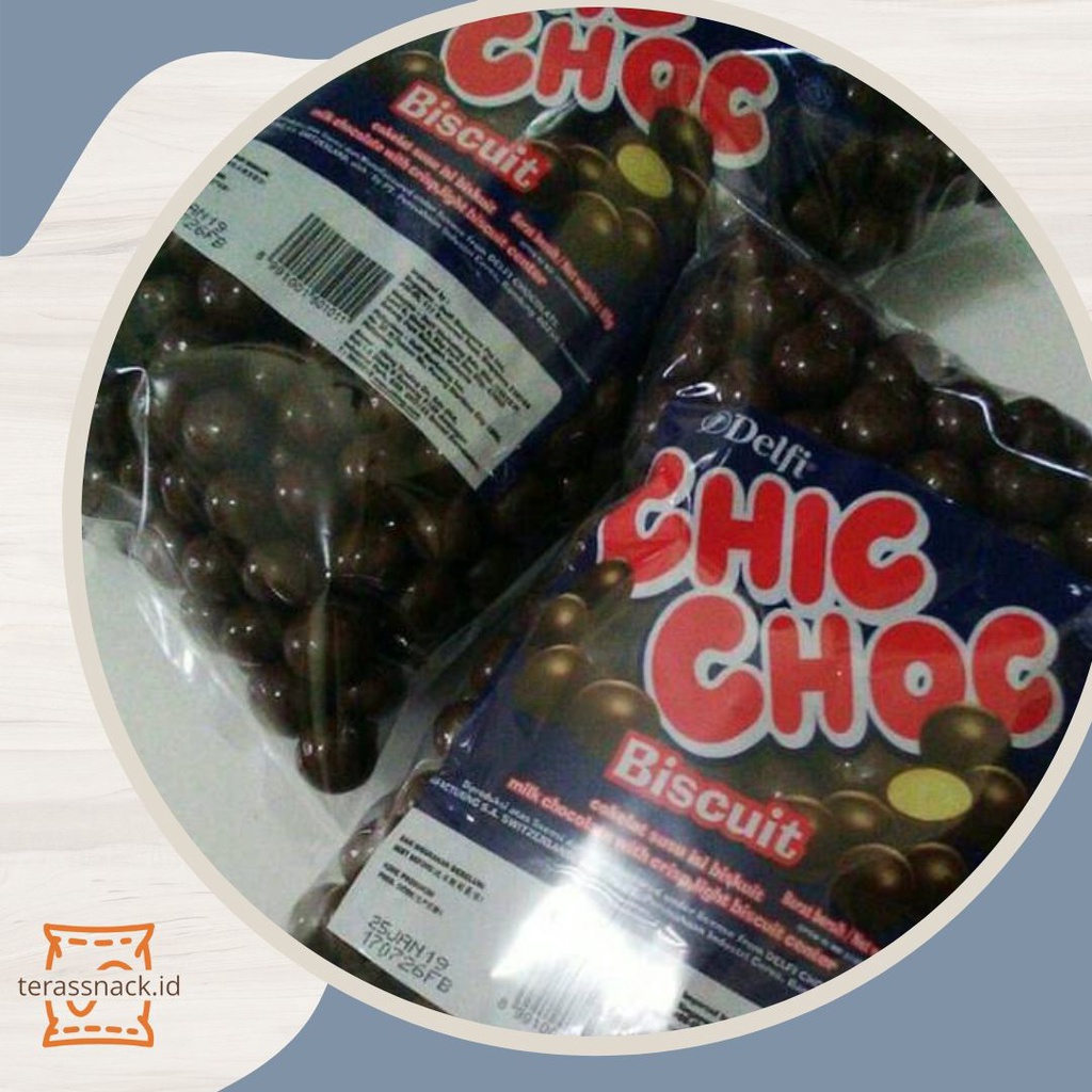 

Delfi Coklat Chic Choc Kiloan Murah 1 Kg / Chic Choc Biskuit / Coklat Kemasan Repack